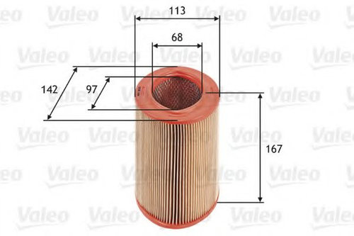 Filtru aer CITROEN SAXO (S0, S1) (1996 - 2004) VALEO 585623 piesa NOUA