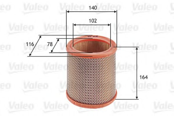 Filtru aer CITROEN XSARA Cupe (N0) (1998 - 2005) VALEO 585602 piesa NOUA