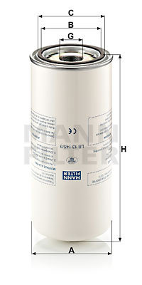 Filtru, aer comprimat (LB131453 MANN-FILTER)