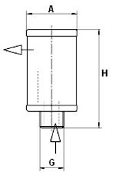 Filtru, aer comprimat (LE1003 MANN-FILTER)