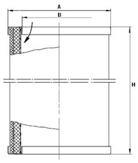 Filtru, aer comprimat (LE6012 MANN-FILTER)