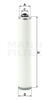 Filtru, aer comprimat (LE9019 MANN-FILTER)