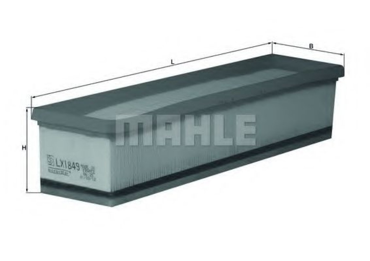 Filtru aer DACIA LOGAN (LS) (2004 - 2016) MAHLE ORIGINAL LX 1849 piesa NOUA