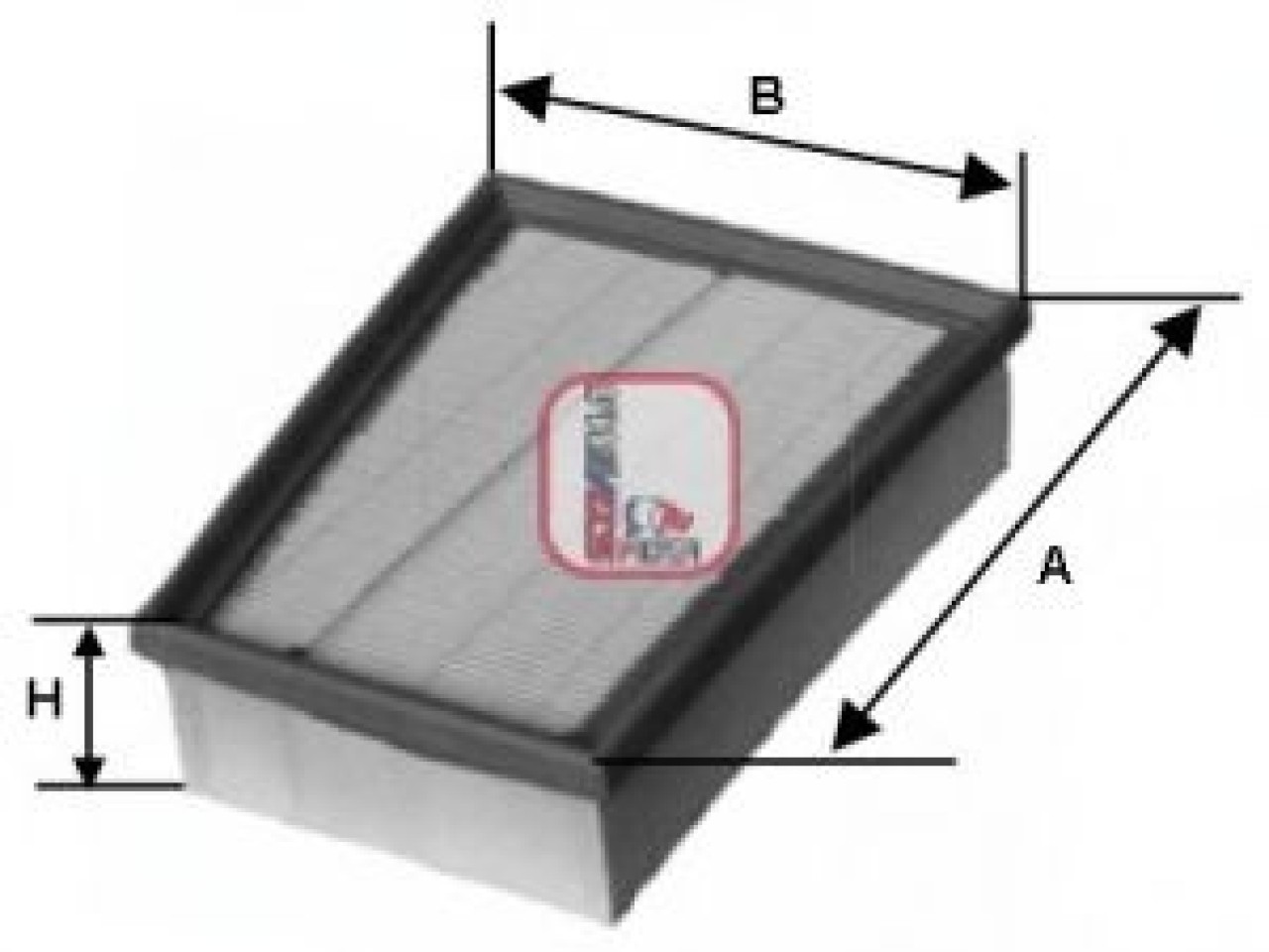 Filtru aer DACIA LOGAN (LS) (2004 - 2016) SOFIMA S 5740 A piesa NOUA