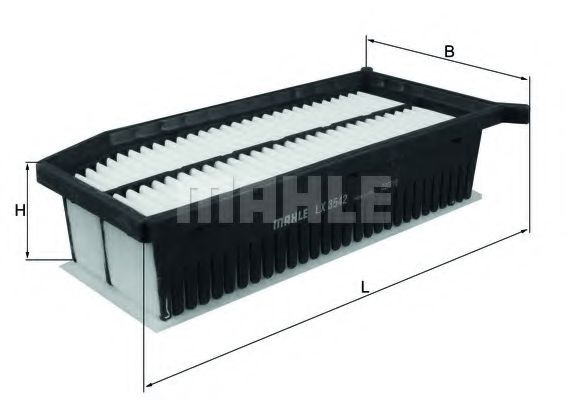 Filtru aer DACIA LOGAN MCV II (2013 - 2016) MAHLE ORIGINAL LX 3542 piesa NOUA