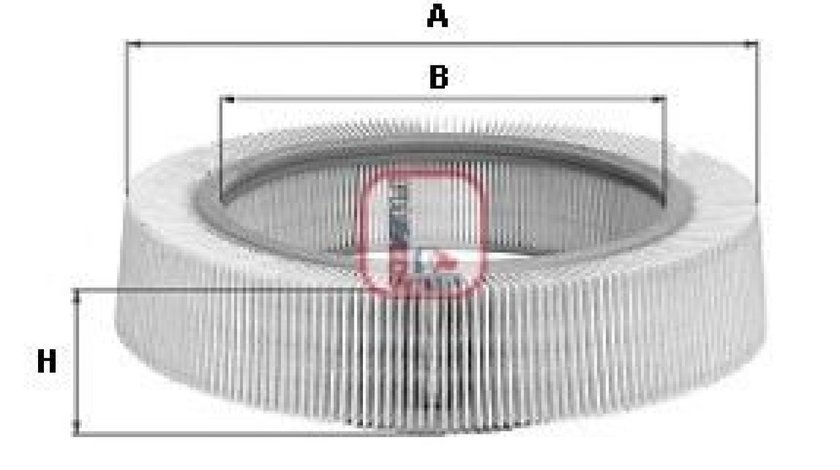 Filtru aer DACIA SOLENZA (2003 - 2016) SOFIMA S 2060 A piesa NOUA