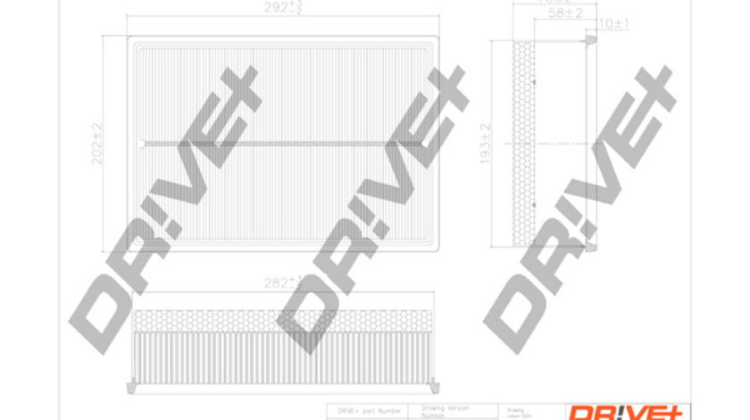 Filtru aer (DP1110100188 DRIVE) NISSAN,OPEL,RENAULT,VAUXHALL