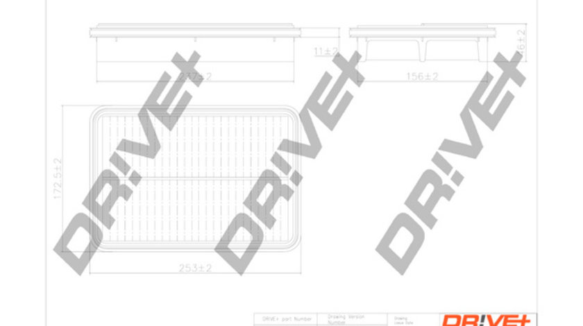 Filtru aer (DP1110100196 DRIVE) HYUNDAI,KIA