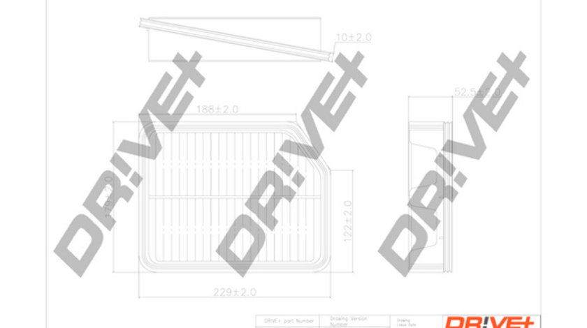 Filtru aer (DP1110100201 DRIVE) SUZUKI