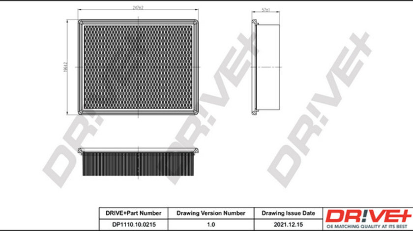 Filtru aer (DP1110100215 DRIVE) RENAULT