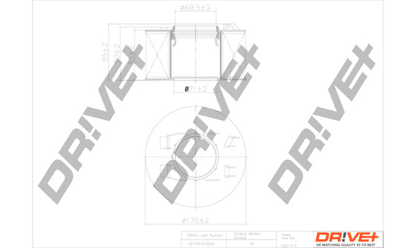 Filtru aer (DP1110100253 DRIVE) BMW