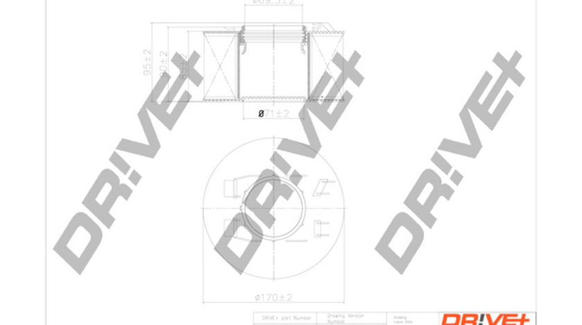 Filtru aer (DP1110100253 DRIVE) BMW