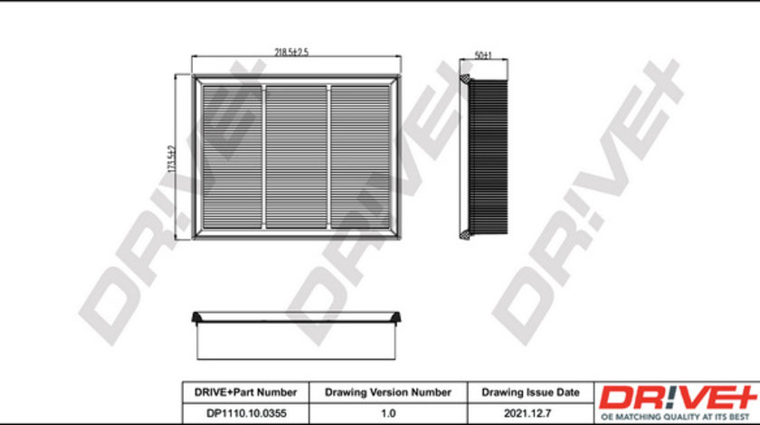 Filtru aer (DP1110100355 DRIVE) MERCEDES-BENZ