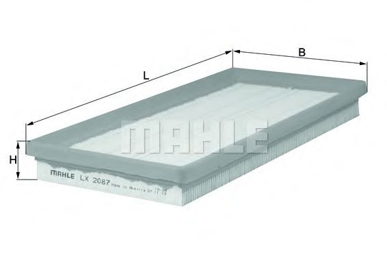 Filtru aer FIAT 500 C (312) (2009 - 2016) KNECHT LX 2087 piesa NOUA