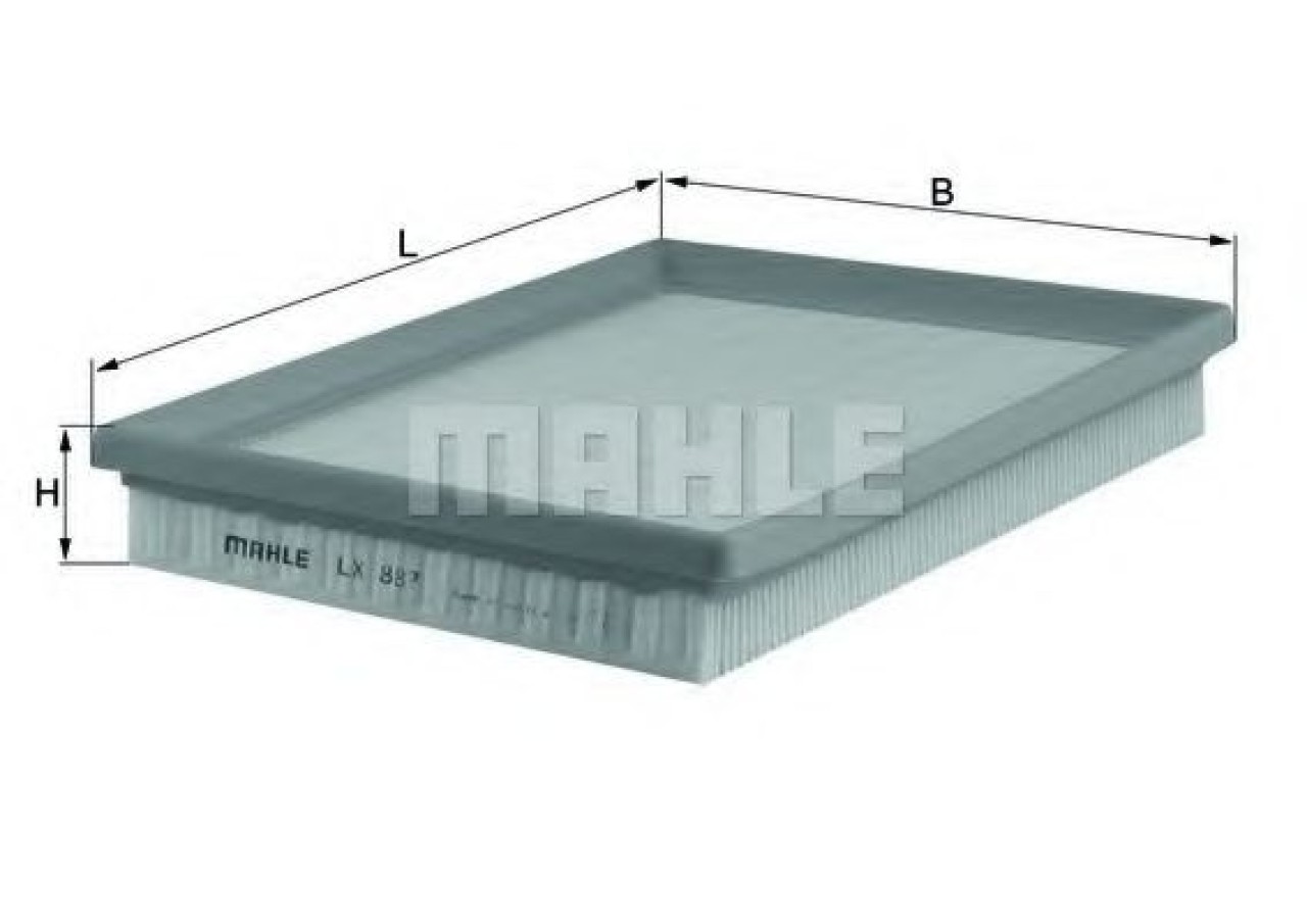 Filtru aer FIAT ALBEA (178) (1996 - 2009) MAHLE ORIGINAL LX 887 piesa NOUA