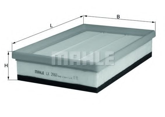 Filtru aer FIAT BRAVO II (198) (2006 - 2016) KNECHT LX 2060 piesa NOUA