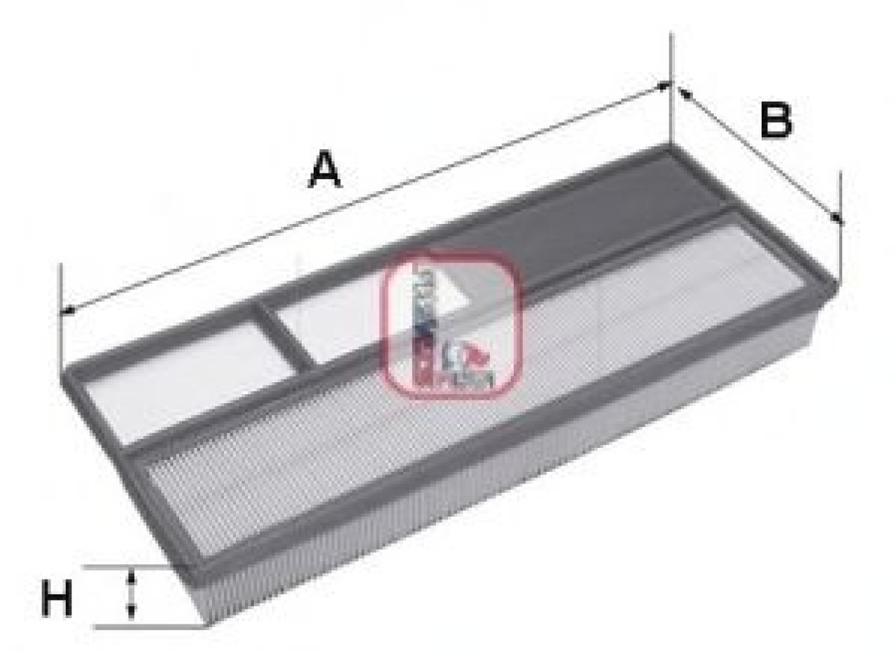 Filtru aer FIAT LINEA (323) (2007 - 2016) SOFIMA S 3265 A piesa NOUA
