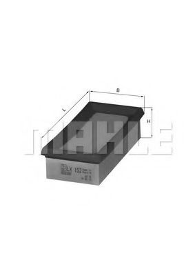 Filtru aer FIAT PANDA (141A) (1980 - 2004) MAHLE ORIGINAL LX 152 piesa NOUA