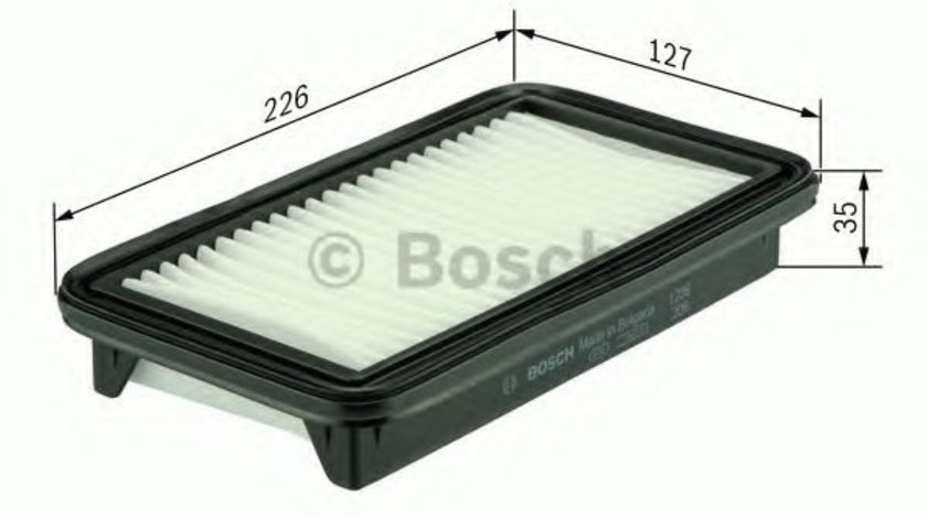 Filtru aer FIAT SEDICI (FY) (2006 - 2016) BOSCH F 026 400 201 piesa NOUA