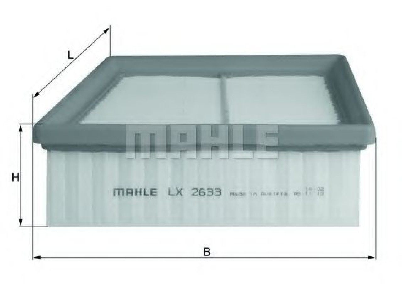 Filtru aer FORD B-MAX (JK) (2012 - 2016) MAHLE ORIGINAL LX 2633 piesa NOUA