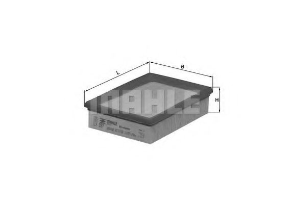 Filtru aer FORD COURIER (F3L, F5L) (1991 - 1996) MAHLE ORIGINAL LX 337 piesa NOUA
