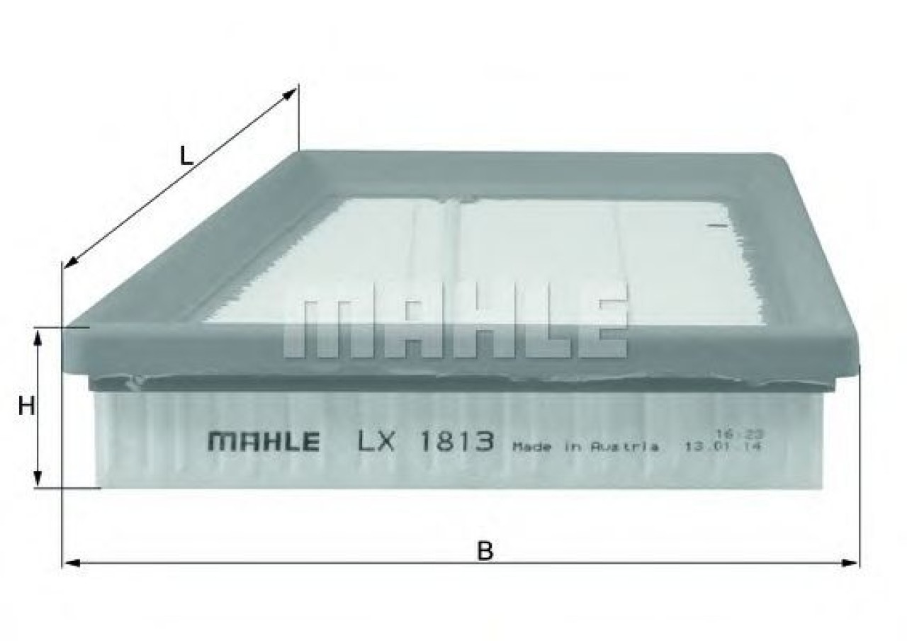 Filtru aer FORD FIESTA V (JH, JD) (2001 - 2010) MAHLE ORIGINAL LX 1813 piesa NOUA