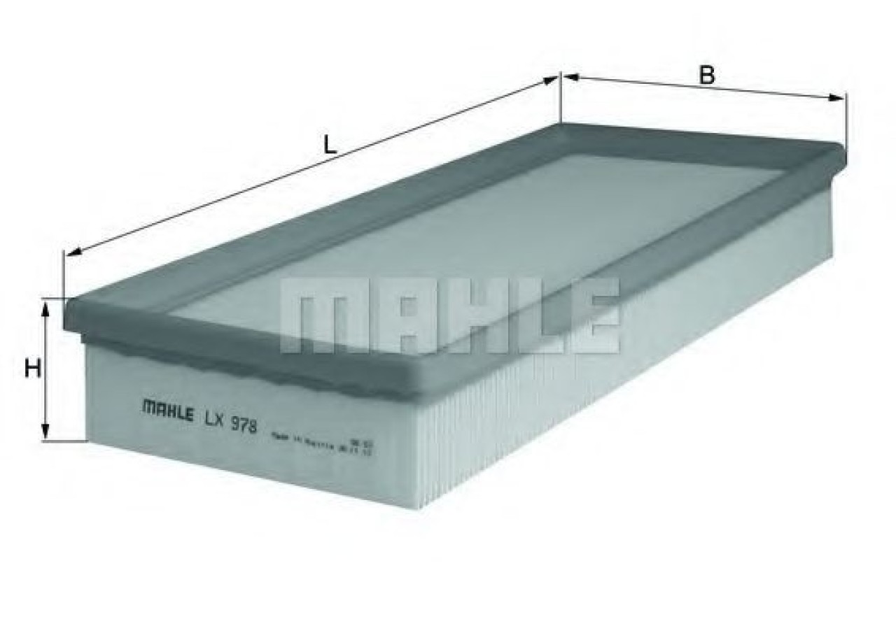 Filtru aer FORD MONDEO III (B5Y) (2000 - 2007) MAHLE ORIGINAL LX 978 piesa NOUA