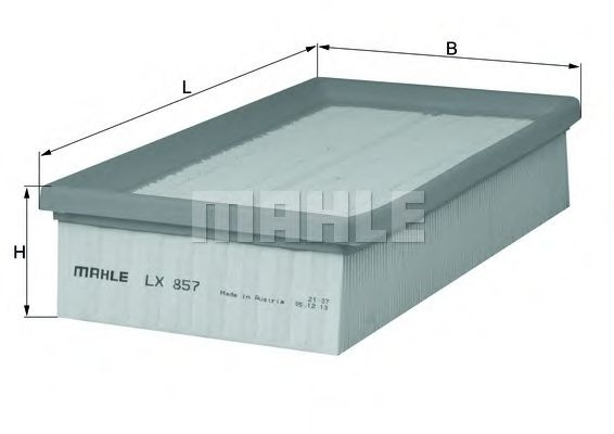 Filtru aer FORD TRANSIT bus (E) (1994 - 2000) MAHLE ORIGINAL LX 857 piesa NOUA