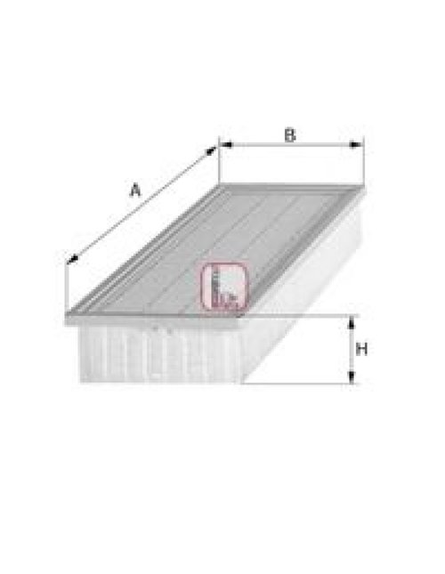 Filtru aer FORD TRANSIT platou / sasiu (E) (1994 - 2000) SOFIMA S 3016 A piesa NOUA