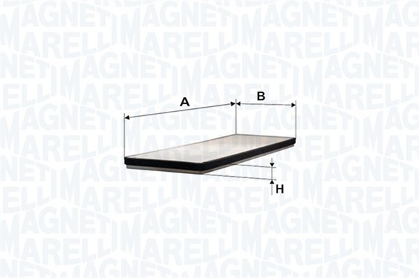 Filtru, aer habitaclu (350203061740 MAGNETI MARELLI) OPEL,SUZUKI,VAUXHALL