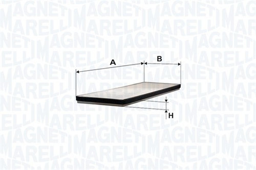Filtru, aer habitaclu (350203061740 MAGNETI MARELLI) OPEL,SUZUKI,VAUXHALL