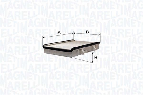 Filtru, aer habitaclu (350203062131 MAGNETI MARELLI) RENAULT