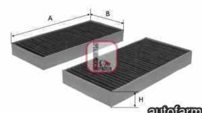 Filtru aer habitaclu ALFA ROMEO 156 932 SOFIMA S 4104 CA