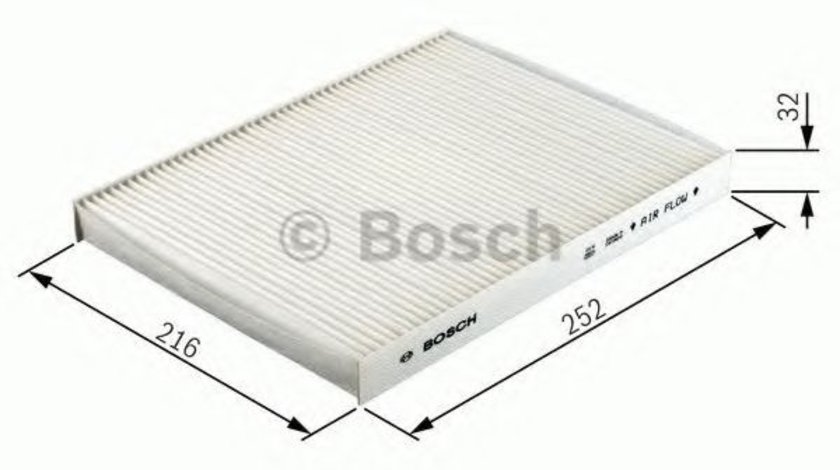 Filtru, aer habitaclu AUDI A1 (8X1, 8XK, 8XF) (2010 - 2016) BOSCH 1 987 432 057 piesa NOUA