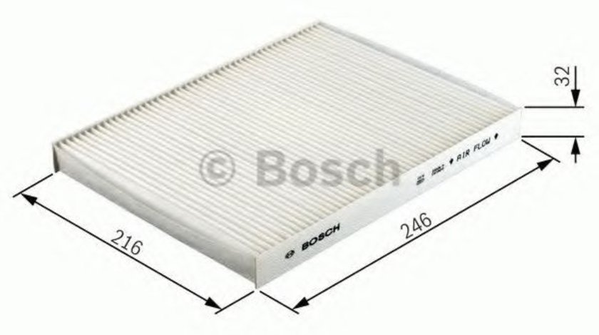 Filtru, aer habitaclu AUDI A2 (8Z0) (2000 - 2005) BOSCH 1 987 432 357 piesa NOUA