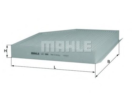 Filtru, aer habitaclu AUDI A5 (8T3) (2007 - 2016) MAHLE ORIGINAL LA 386 piesa NOUA