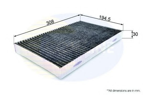 Filtru, aer habitaclu AUDI A6 (4A, C4) (1994 - 1997) COMLINE EKF241A piesa NOUA
