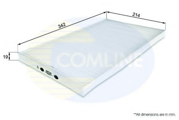 Filtru, aer habitaclu AUDI A6 (4A, C4) (1994 - 1997) COMLINE EKF140 piesa NOUA