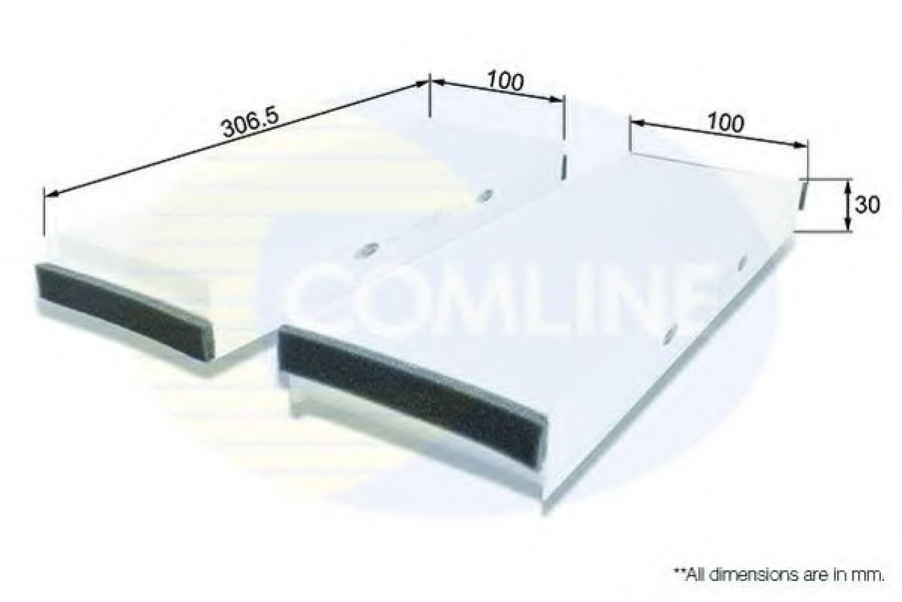 Filtru, aer habitaclu AUDI A6 (4F2, C6) (2004 - 2011) COMLINE EKF164 piesa NOUA