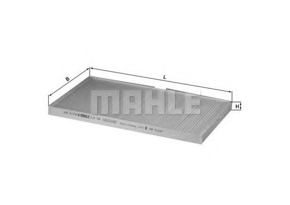 Filtru, aer habitaclu AUDI A6 Avant (4A, C4) (1994 - 1997) KNECHT LA 58 piesa NOUA