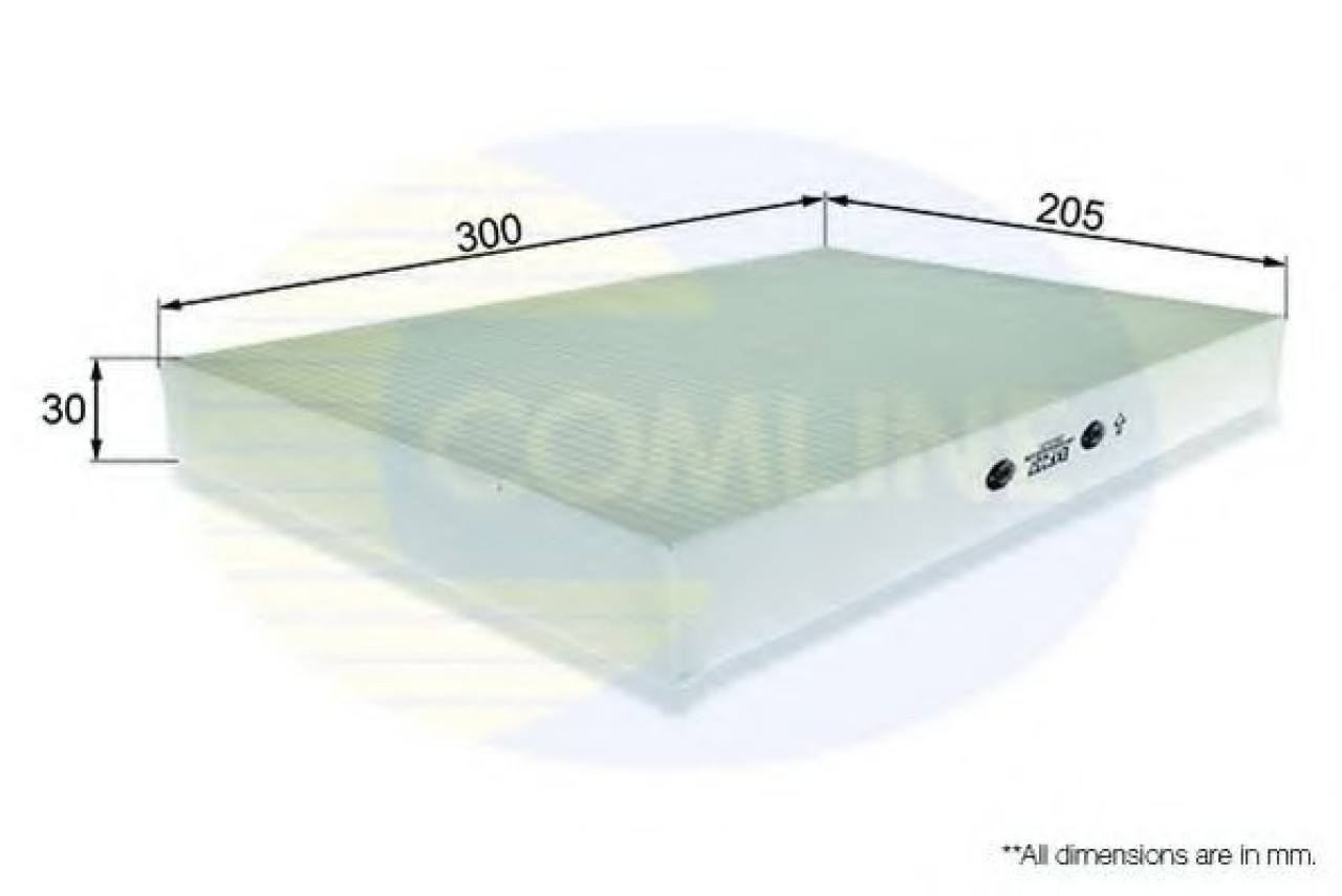Filtru, aer habitaclu AUDI ALLROAD (4BH, C5) (2000 - 2005) COMLINE EKF237 piesa NOUA
