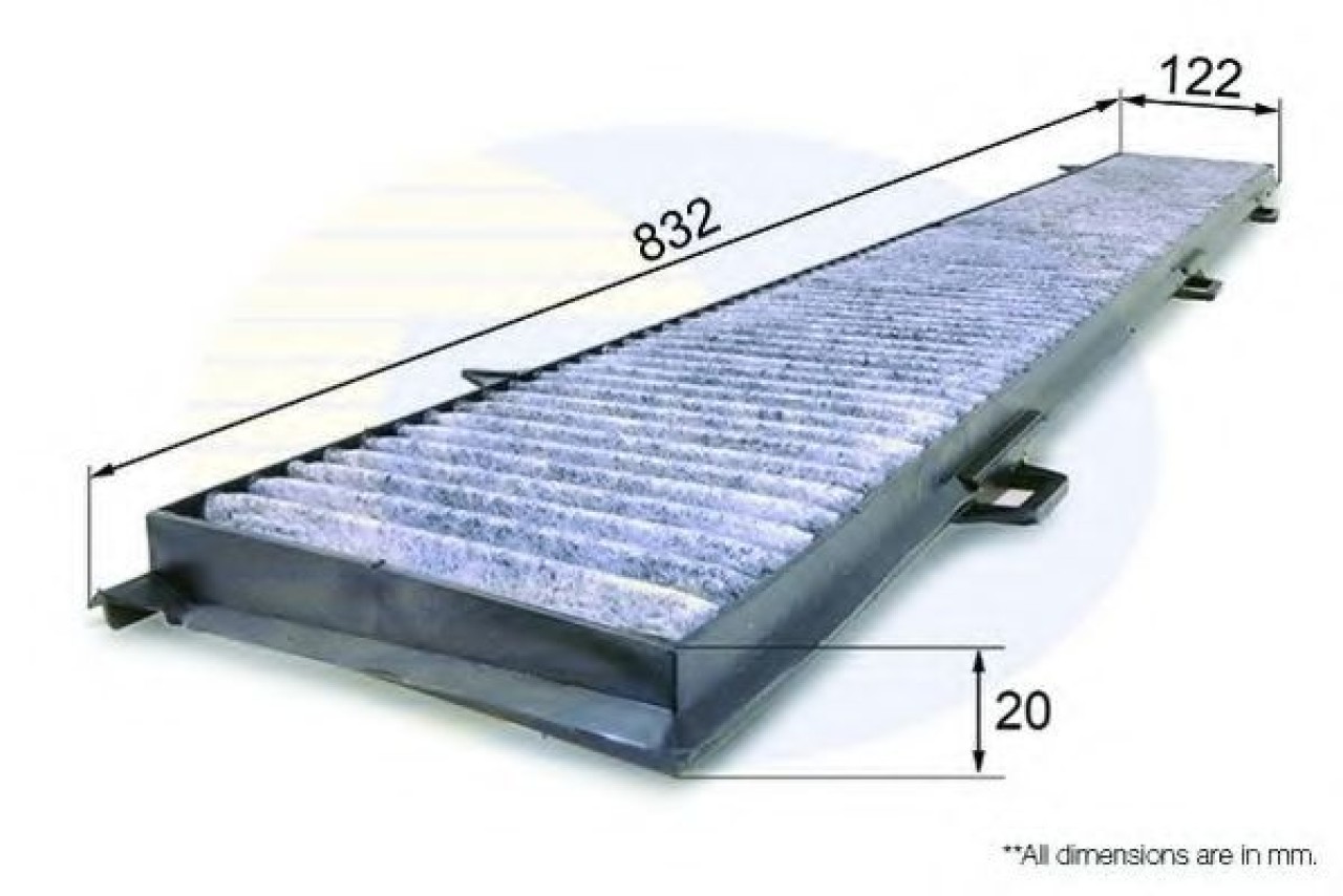 Filtru, aer habitaclu BMW Seria 3 (E90) (2005 - 2011) COMLINE EKF107A piesa NOUA