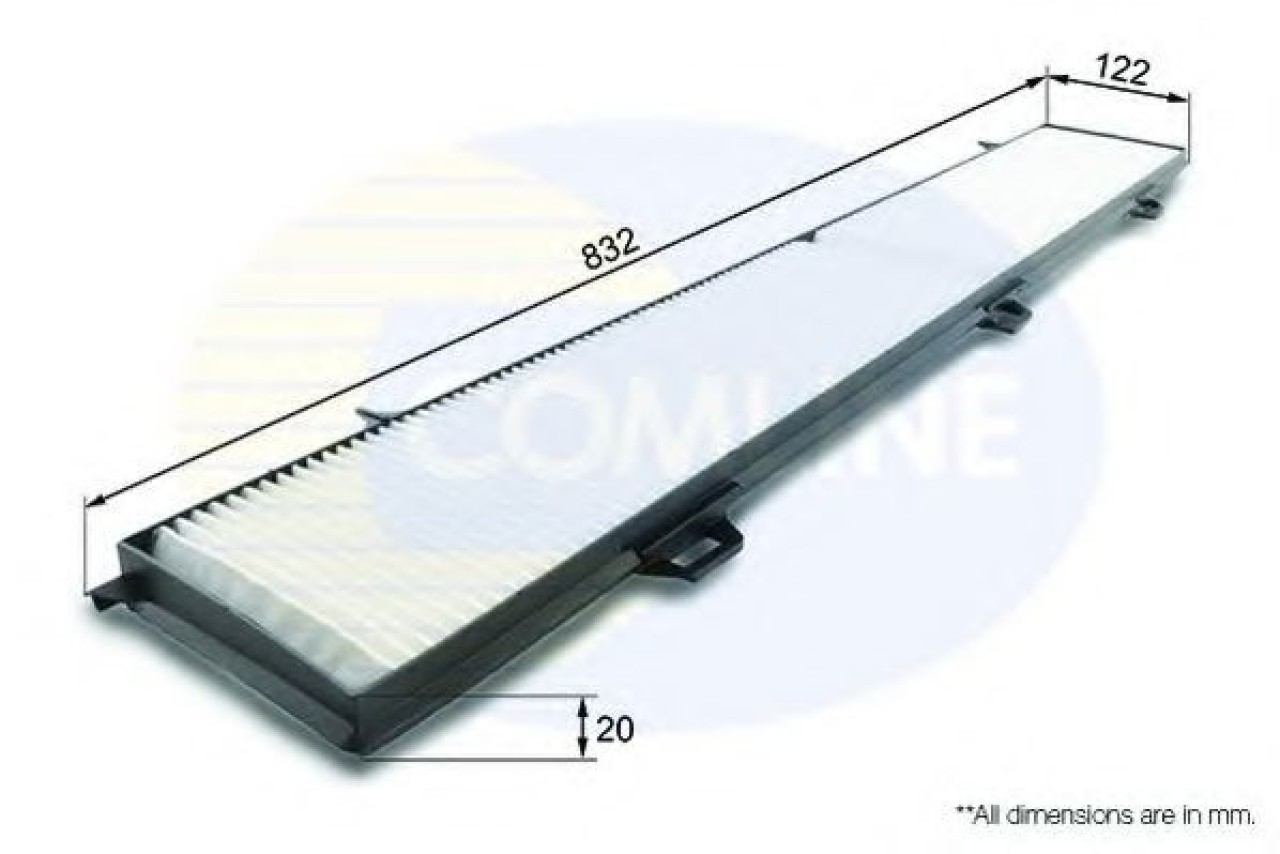 Filtru, aer habitaclu BMW Seria 3 Touring (E91) (2005 - 2012) COMLINE EKF107 piesa NOUA