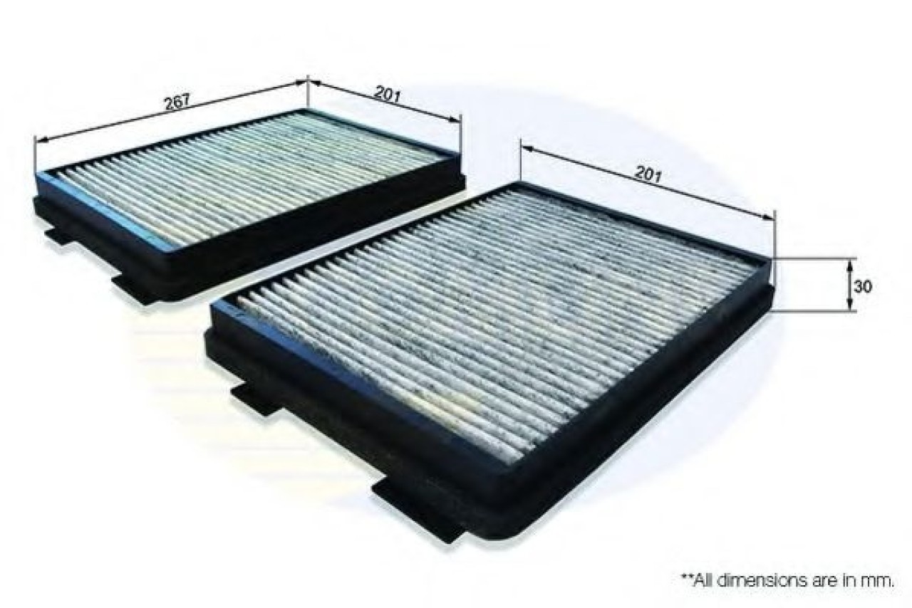 Filtru, aer habitaclu BMW Seria 5 (E39) (1995 - 2003) COMLINE EKF110A piesa NOUA