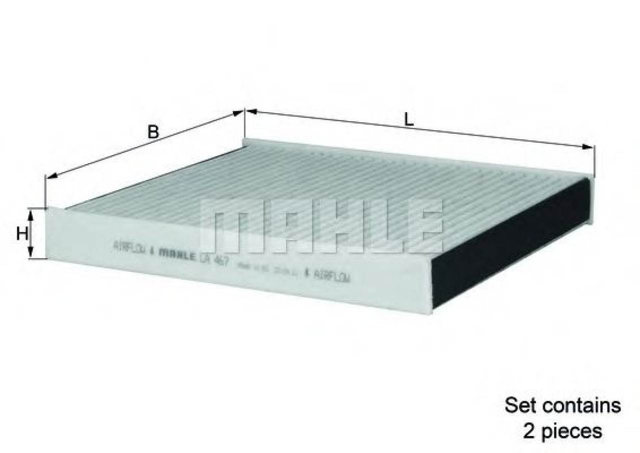 Filtru, aer habitaclu BMW Seria 6 Cabriolet (F12) (2011 - 2016) MAHLE ORIGINAL LAK 467/S piesa NOUA