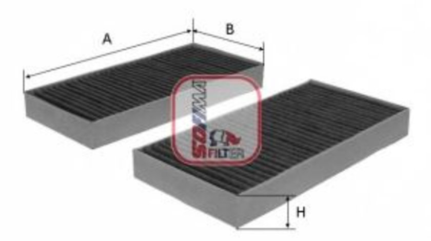 Filtru, aer habitaclu BMW Seria 7 (F01, F02, F03, F04) (2008 - 2015) SOFIMA S 4231 CA piesa NOUA