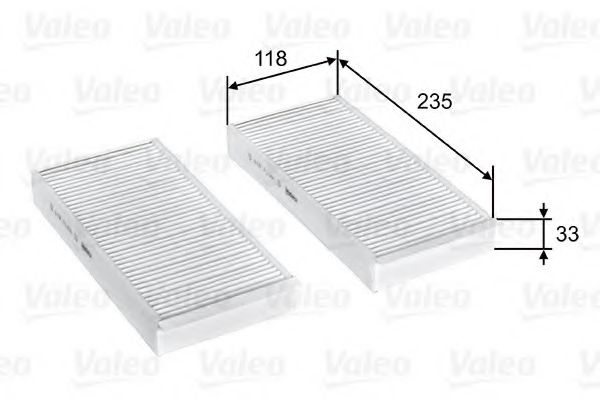 Filtru, aer habitaclu BMW X1 (F48) (2015 - 2016) VALEO 715812 piesa NOUA