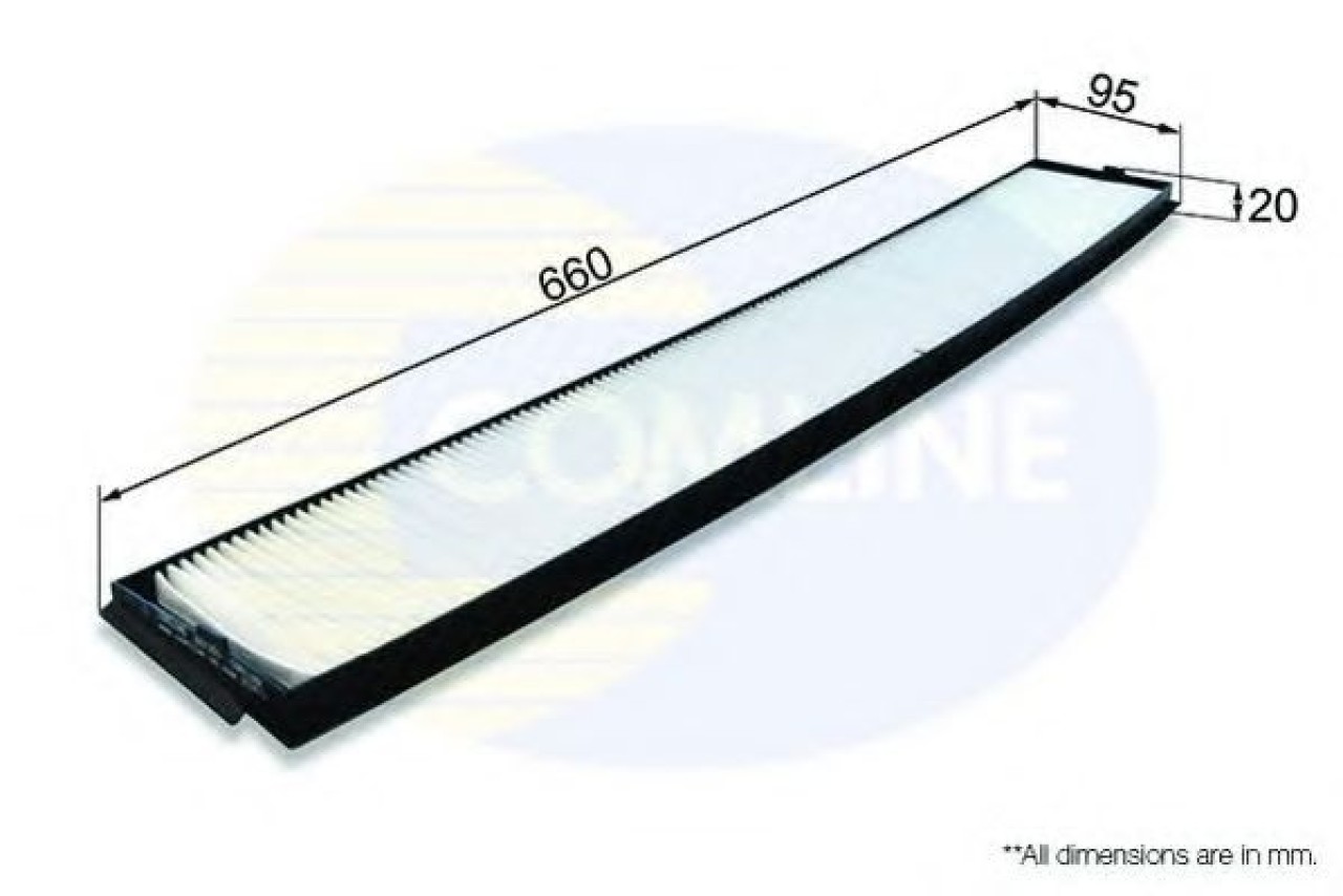 Filtru, aer habitaclu BMW X3 (E83) (2004 - 2011) COMLINE EKF255 piesa NOUA