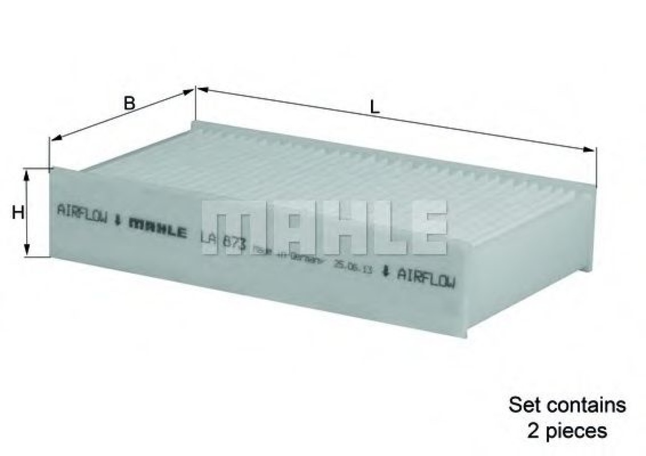 Filtru, aer habitaclu BMW X3 (F25) (2010 - 2016) KNECHT LA 873/S piesa NOUA