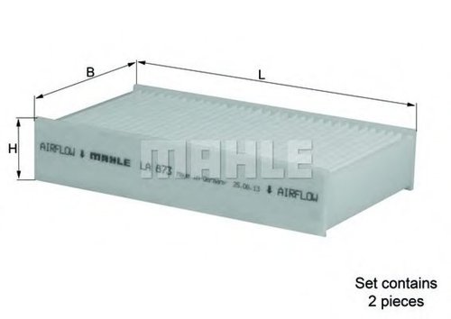 Filtru, aer habitaclu BMW X3 (F25) (2010 - 2016) KNECHT LA 873/S piesa NOUA